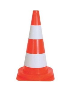 CONO STRADALE PE BIANCO/ARANCIO H.CM 50
