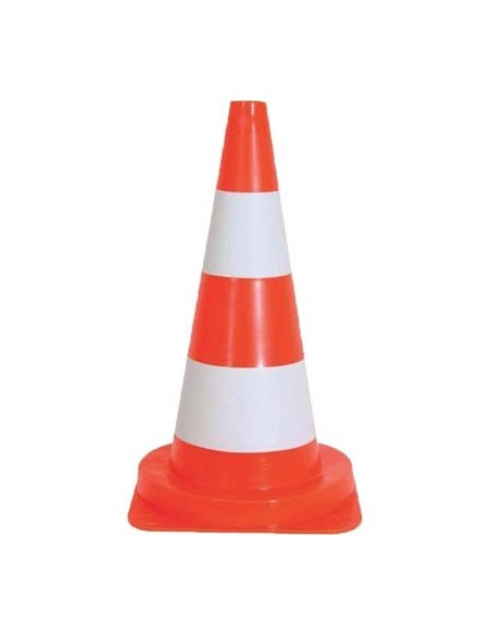 CONO STRADALE PE BIANCO/ARANCIO H.CM 50