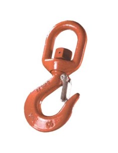 GANCIO SOLLEVAMENTO GIREVOLE AL CARBONIO CON SICURA CERTIFICATO CE KG 1600