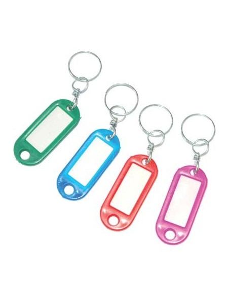 PORTACHIAVE + TARGHETTA + GIVOLARE + ANELLO PRONTY MIX COLORI CF - PZ 4