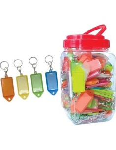 PORTACHIAVE GIGA + TARGHETTA + GIVOLARE + ANELLO MM 65X30 CF - PZ 150