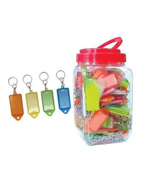 PORTACHIAVE GIGA + TARGHETTA + GIVOLARE + ANELLO MM 65X30 CF - PZ 150