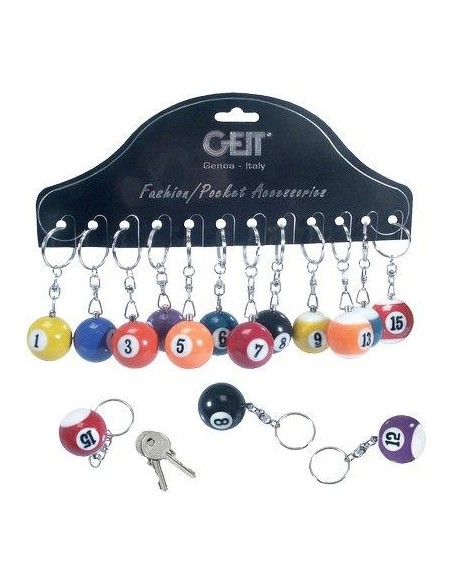 PORTACHIAVE PALLA BILIARDO CF - PZ 12