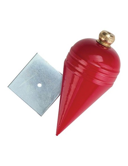 PIOMBO A PERA + PIASTRINA ACCIAIO VERN GR 500