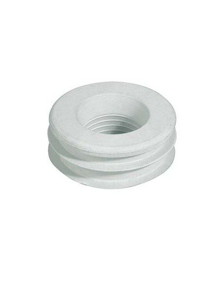 MORSETTO WC GOMMA BIANCA MM 50X30