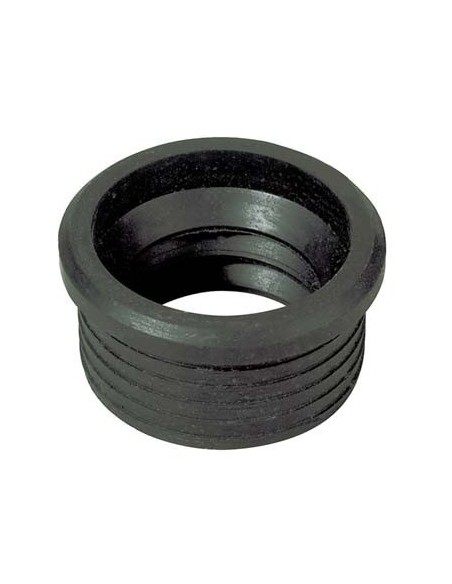 MORSETTO CURVA TECNICA GOMMA NERA MM 46X26/32