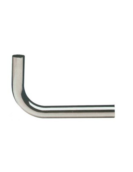 CANOTTO CR CURVO 90° OTTONE CROMATO MM 30 CM 15X25