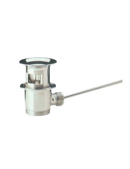PILETTA SCARICO AUTOMATICO LAVABO OTTONE CROMATO 1"1/4M