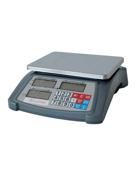 BILANCIA DIGITALE CONTAPEZZI 420155 EFFE KG 30/GR 1 DISPLAY LCD PIATTO CM 28X20