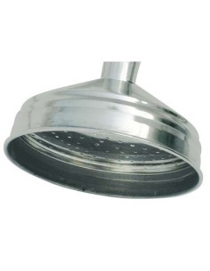 SOFFIONE DOCCIA 1 GETTO ACCIAIO INOX 1/2F MM 100