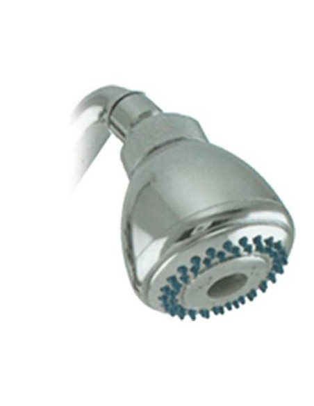 SOFFIONE DOCCIA + SNODO 1 GETTO ABS CROMATO 1/2F MM 65