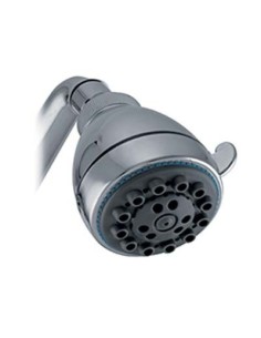 SOFFIONE DOCCIA + SNODO 3 GETTI ABS CROMATO 1/2F MM 70