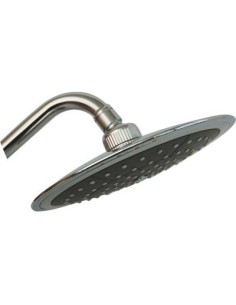 SOFFIONE DOCCIA + SNODO ROUND ABS CROMATO 1/2F MM 200