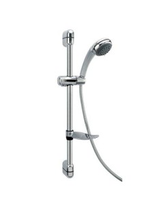 SALISCENDI DOCCETTA 3 GETTI JET ABS CROMATO TUBO MM 25 + FLEX CM 150 + D.MM 80