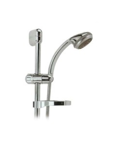 SALISCENDI DOCCETTA 5 GETTI JET ABS CROMATO TUBO MM 25 + FLEX CM 150 + D.MM 90