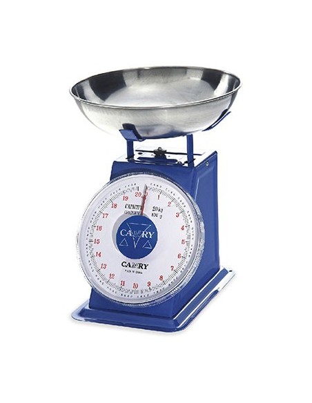 BILANCIA MECCANICA CUCINA + CIOTOLA EFFE KG 20/GR 100 + CIOTOLA ACCIAIO INOX CM 25,5X5,6