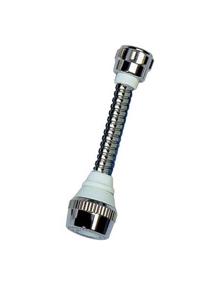 DOCCETTA AERATORE PROLUNGATA SPIRALE OTTONE CROMO CM 15 F22X1