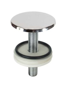 TAPPO COPRIFORO SANITARI OTTONE CROMATO MM 50 CF - PZ 2