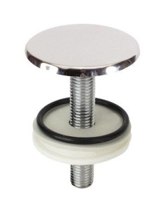 TAPPO COPRIFORO SANITARI ABS CROMATO MM 50 CF - PZ 10