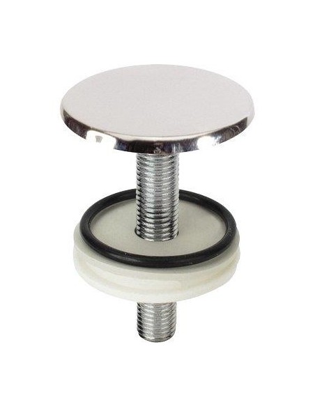 TAPPO COPRIFORO SANITARI ABS CROMATO MM 50 CF - PZ 10