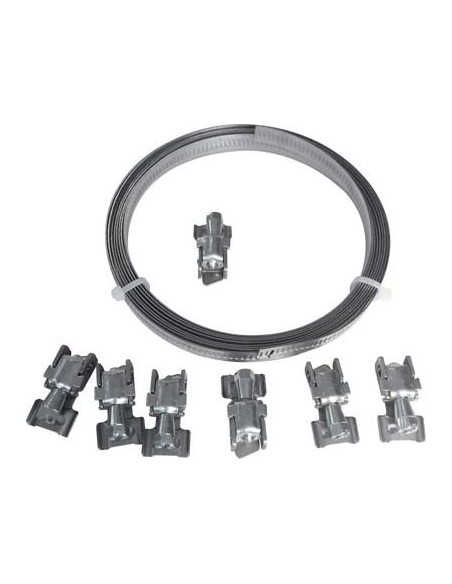 FASCETTA STRINGITUBO W2 A TAGLIARE STARS INOX FASCIA MM 0,9 ML 3 +GANCI TRAZIONE 8