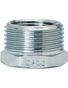 RIDUZIONE MF OTTONE CROMATO 241 GEBO 3/4MX1/2F