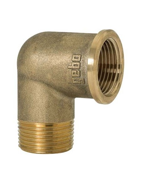 GOMITO MF OTTONE 92 GEBO 1"MF