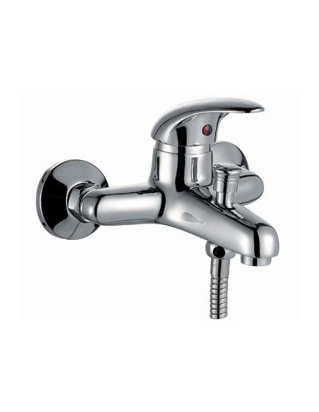 MISCELATORE VASCA START H25 CROLLA OTTONE CROMATO