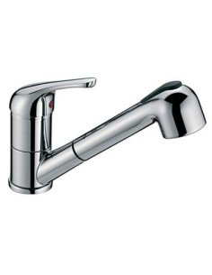 MISCELATORE LAVELLO DOCCIA ESTRAIBILE CROLLA OTTONE CROMATO