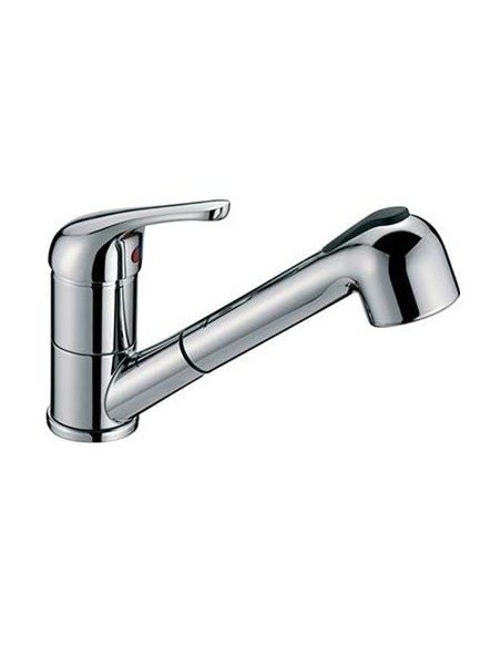 MISCELATORE LAVELLO DOCCIA ESTRAIBILE CROLLA OTTONE CROMATO