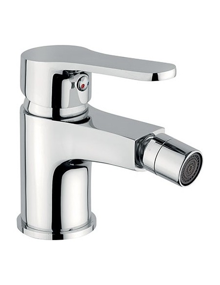 MISCELATORE BIDET FLASH CROLLA OTTONE CROMATO + PILETTA 1"1/4