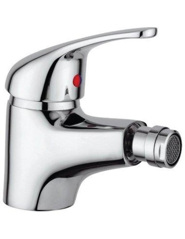 MISCELATORE BIDET PARIGI EFFE OTTONE CROMATO PILETTA 1"1/4