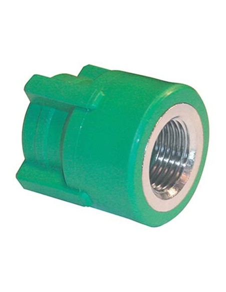 MANICOTTO PPR A SALDARE FILETTO FEMMINA VERDE/OTTONE MM 25X1/2F