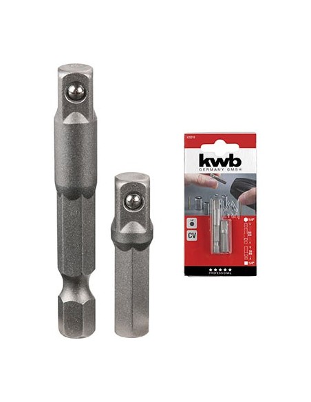 ADATTATORI PORTABUSSOLA KWB MM 30X1/4" + 50X1/4" CF - PZ 2