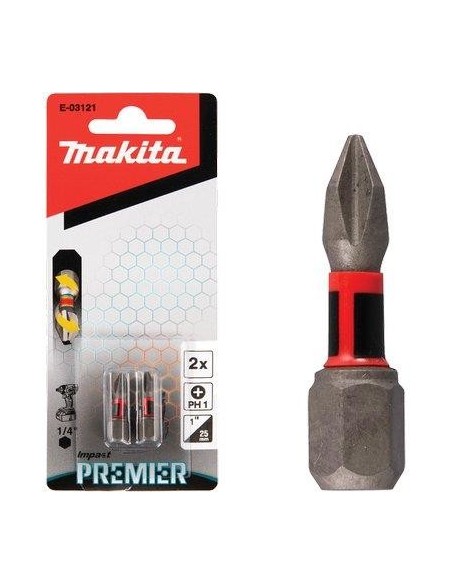 INSERTO CROCE PHILLIPS X AVVITATORE IMPULSI MAKITA PHXMM 1X25 CF - PZ 2