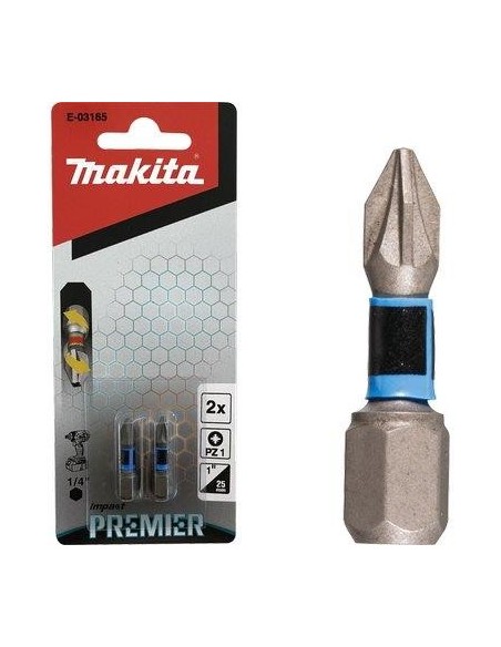 INSERTO CROCE POZIDRIV X AVVITATORE IMPULSI MAKITA PZXMM 1X25 CF - PZ 2