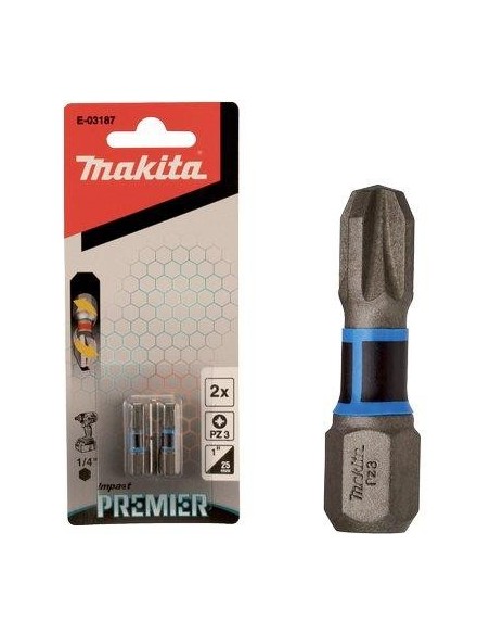 INSERTO CROCE POZIDRIV X AVVITATORE IMPULSI MAKITA PZXMM 3X25 CF - PZ 2