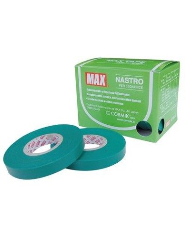 NASTRO X LEGATRICE ORIGINALE MAX VERDE MM 11 ML 26 CF - PZ 10