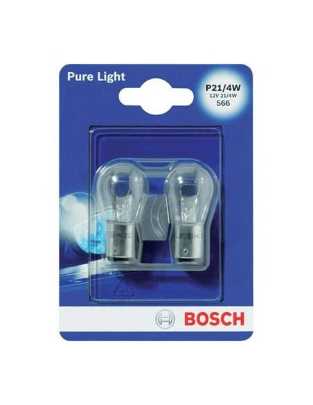 LAMPADA AUTO POSTERIORI PURE LIGHT P21 015 BOSCH INCANDESCENZA VOLT 12 WATT  4 CF - PZ 2