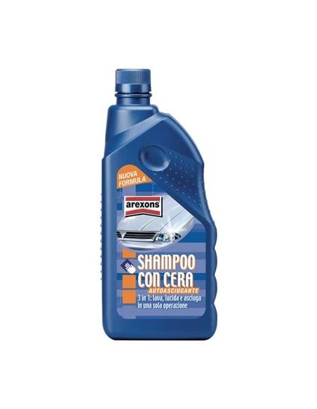 SHAMPOO LAVAGGIO AUTO + CERA AREXONS LT 1