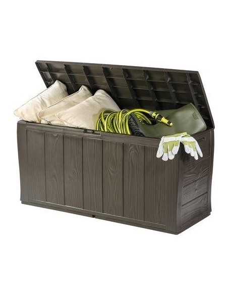 BAULE SHERWOOD KETER PP MARRONE CM 117X45 H.CM 57,5