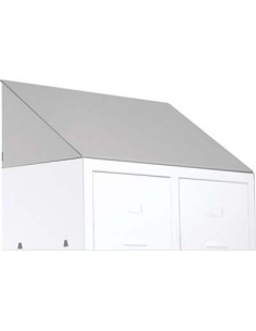 TETTO X ARMADIO SPORCO PULITO INCLINATO PROMETAL VERN GRIGIO POSTI 3 MM 1008X500