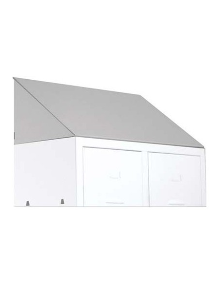 TETTO X ARMADIO SPORCO PULITO INCLINATO PROMETAL VERN GRIGIO POSTI 1 MM  500X500