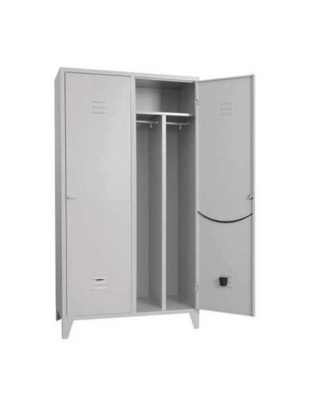 ARMADIO SPORCO PULITO MONTATO PROMETAL VERN GRIGIO POSTI 2 H.MM 1795 MM  680X500