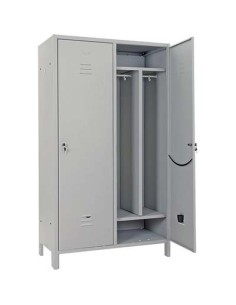 ARMADIO SPORCO PULITO SCARPIERA MONTATO PROMETAL VERN GRIGIO POSTI 2 H.MM 1795 MM 1000X500