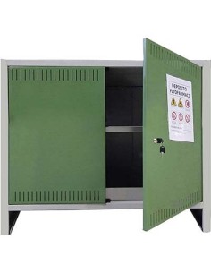 ARMADIO FITOFARMACI SMONTATO PROMETAL VERN GRIGIO/VERDE H.MM  800 MM 1000X400