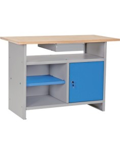 BANCO DA LAVORO SMONTATO PROMETAL PIANO LEGNO H.MM 840 MM 1200X600