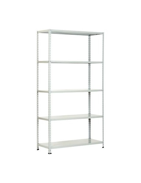 SCAFFALE KIT 5 RIPIANI ASTE INTERE PROMETAL VERN GRIGIO CM 40X 90 H.CM 200