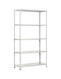 SCAFFALE KIT 5 RIPIANI ASTE INTERE PROMETAL VERN GRIGIO CM 40X120 H.CM 200