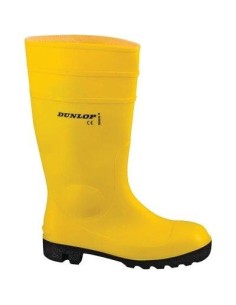 STIVALE PVC ANTINFORTUNIO WORK-ITS DUNLOP GIALLO S5